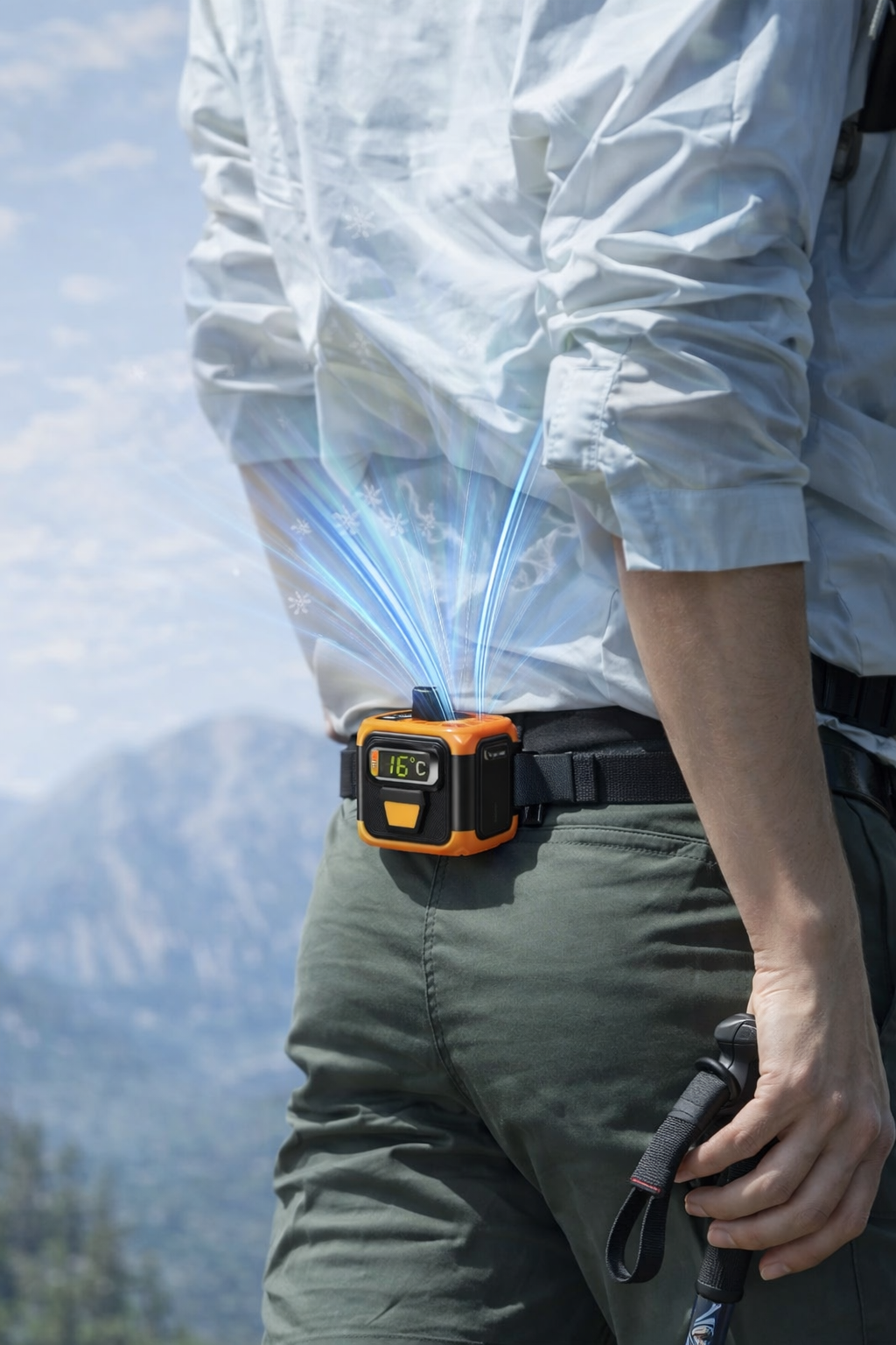 Mini High-Speed Waist Fan