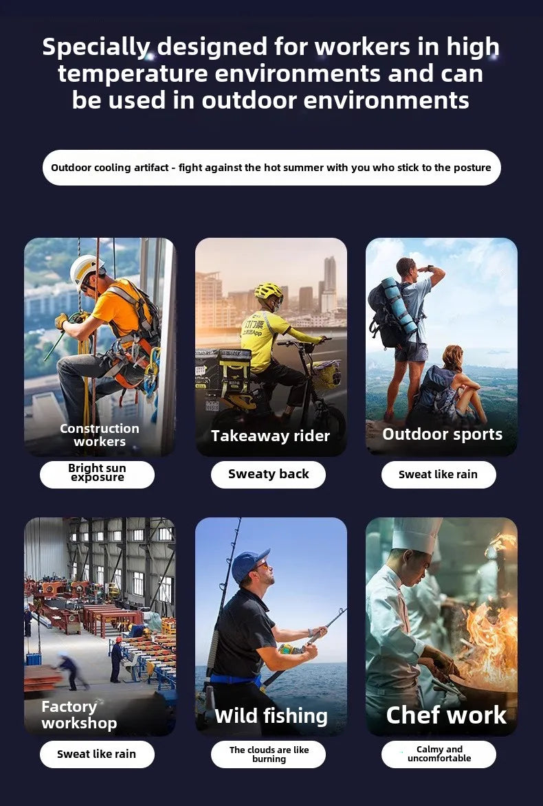 Mini High-Speed Waist Fan