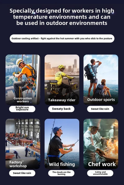 Mini High-Speed Waist Fan